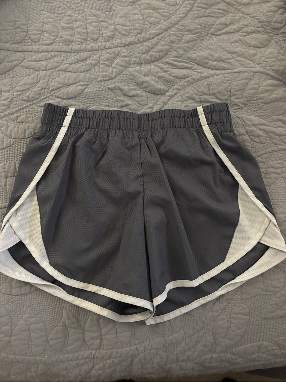 Athletic Works Gray Athletic Shorts with White Trim